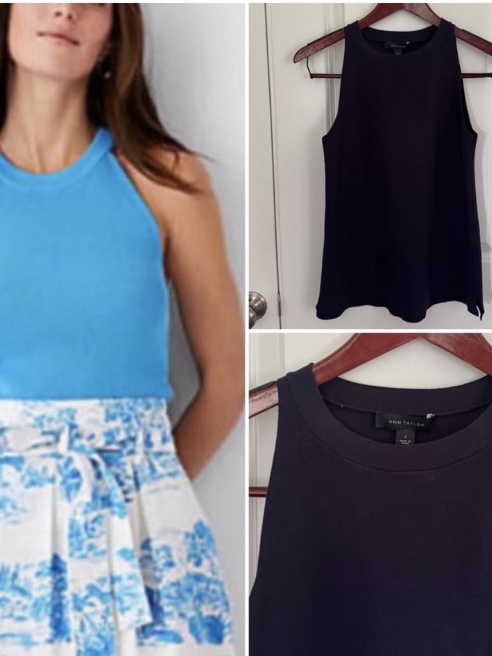 Ann Taylor Halter Style Sleeveless Sweater